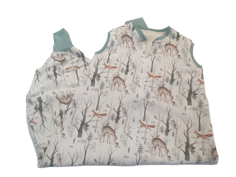 schlafsack waldtiere Atelier MiaMia Online Shop Handmade Baby Ausstatter