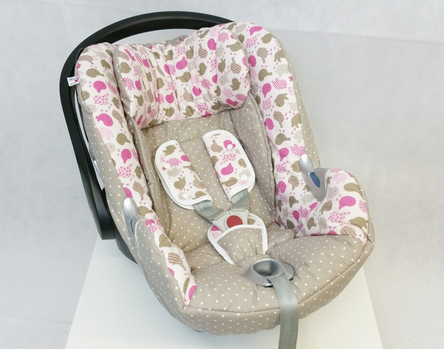 Atelier MiaMia Spannbezüge oder Wechselbezüge für Cybex Babyschale Handmade