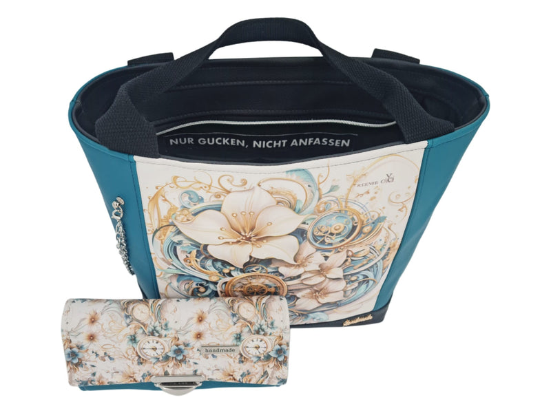 Atelier MiaMia handbag individually or in a set with purse forest animals deer 117