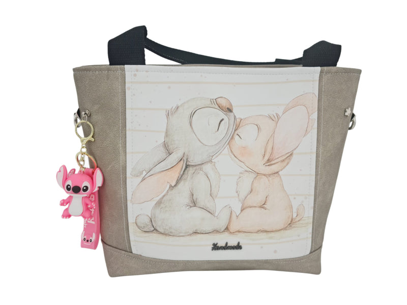 Atelier MiaMia handbag individually or in a set with purse forest animals deer 117