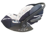 Babyschalen Bezug Cybex cloud Z i-size dunkelblau maritim von Atelier MiaMia