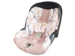 Babyschalen Bezug Cybex cloud Z i-size Rosa Bär von Atelier MiaMia