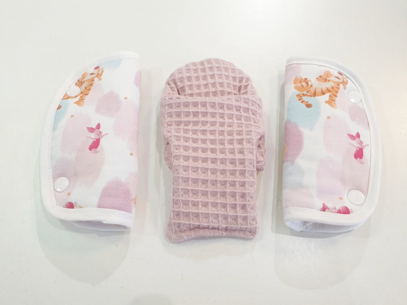 Babyschalen Bezug Cybex cloud Z i-size Rosa Bär von Atelier MiaMia