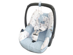 Fodera per seggiolino per bambini Maxi Cosi, fodera di ricambio o fodera aderente grigio scuro/menta scuro