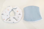 Maxi Cosi Babyschalenbezug, Ersatzbezug oder Spannbezug maritim hellblau von Atelier MiaMia