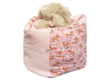 Cuscino per bebè, beanbag per bambini stella grigia 45