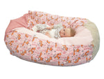 Cuscino per bebè, beanbag per bambini stella grigia 45