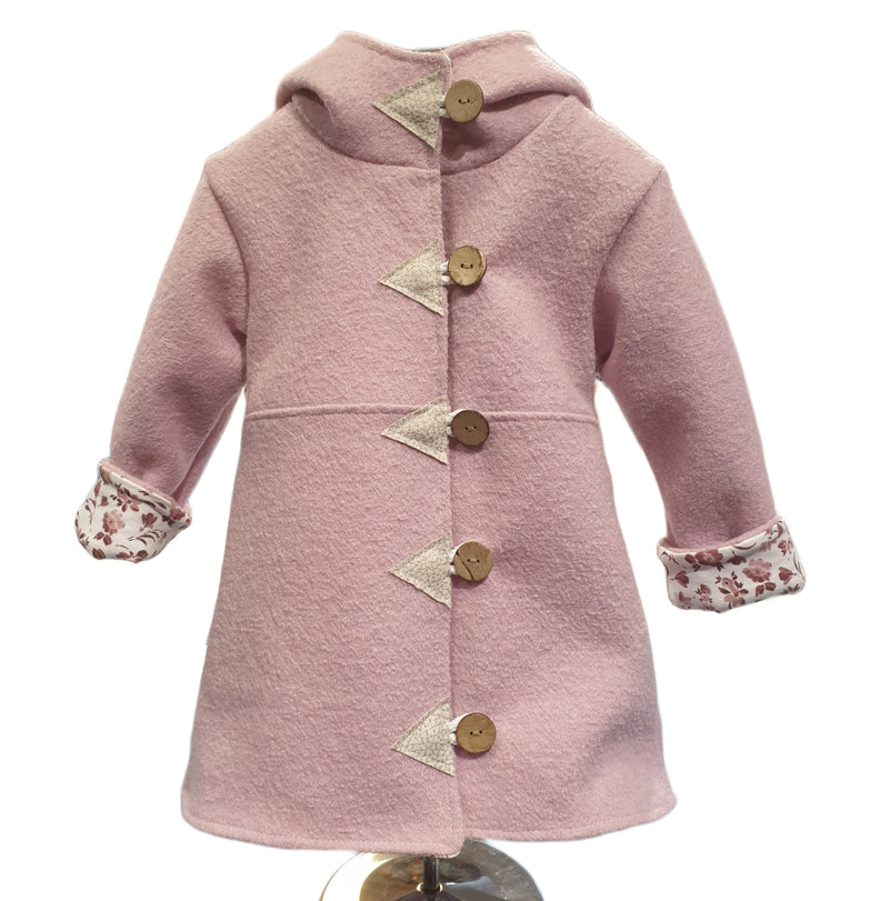 Atelier MiaMia - Walk - hooded jacket baby child size 50-140 jacket limited !! Walk jacket orange fox star J36