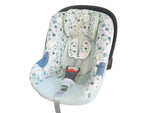 Babyschalen Bezug Cybex Q oder M Eukalyptus von Atelier MiaMia