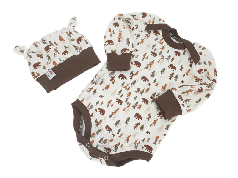 Body kurz und lang ärmlig auch als Baby Set Waldtiere von Atelier MiaMia