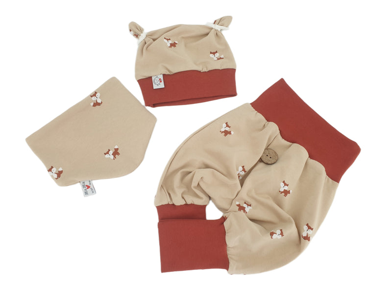 Atelier MiaMia Fantastici calzoncini o baby set ghiande corte e lunghe