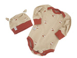 Atelier MiaMia Body with short and long sleeves, also available as Baby Set Anchor 10