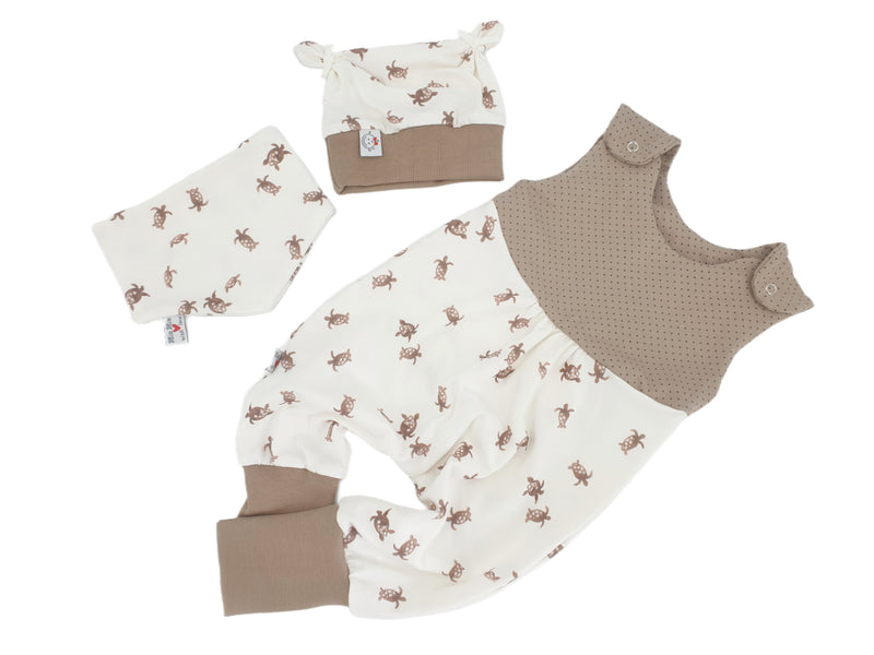 Atelier MiaMia tutina corta e lunga disponibile anche come baby set ghianda