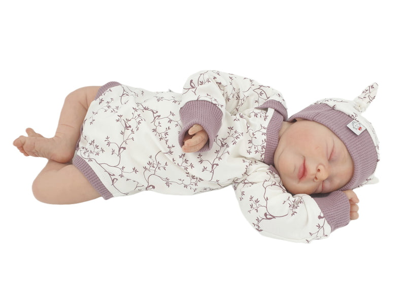 Body kurz und lang ärmlig auch als Baby Set Beere Vögelchen von Atelier MiaMia