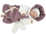 Atelier MiaMia - tuta neonato bambino da 50 a 110 Tuta benessere firmata Rosa Zipfels knit 100% cotone biologico 30