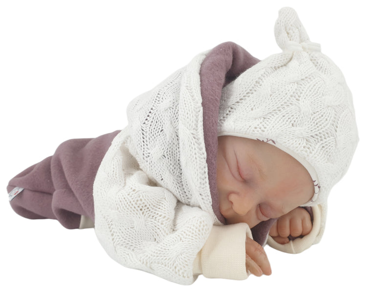 Atelier MiaMia - overall baby child from 50 to 110 Designer wellness overall Rosa Zipfels knit 100% organic cotton 30