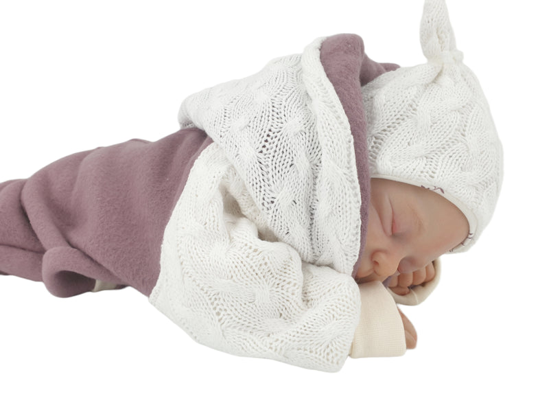 Atelier MiaMia - overall baby child from 50 to 110 Designer wellness overall Rosa Zipfels knit 100% organic cotton 30