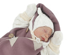 Atelier MiaMia - tuta neonato bambino da 50 a 110 Tuta benessere firmata Rosa Zipfels knit 100% cotone biologico 30