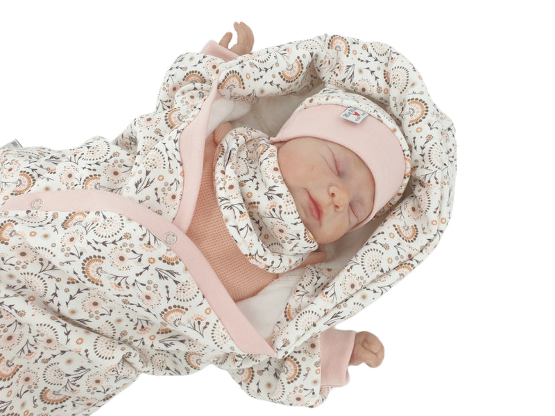 Atelier MiaMia - tuta neonato bambino da 50 a 110 tuta benessere firmata Bambi Rehlein Alpenfleece 01