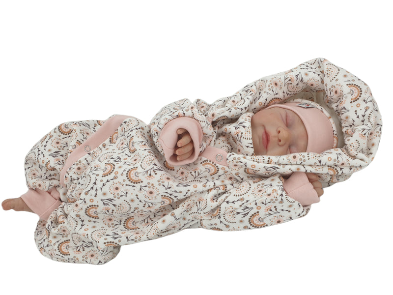 Atelier MiaMia - overall baby child from 50 to 110 designer wellness overall Bambi Rehlein Alpenfleece 01