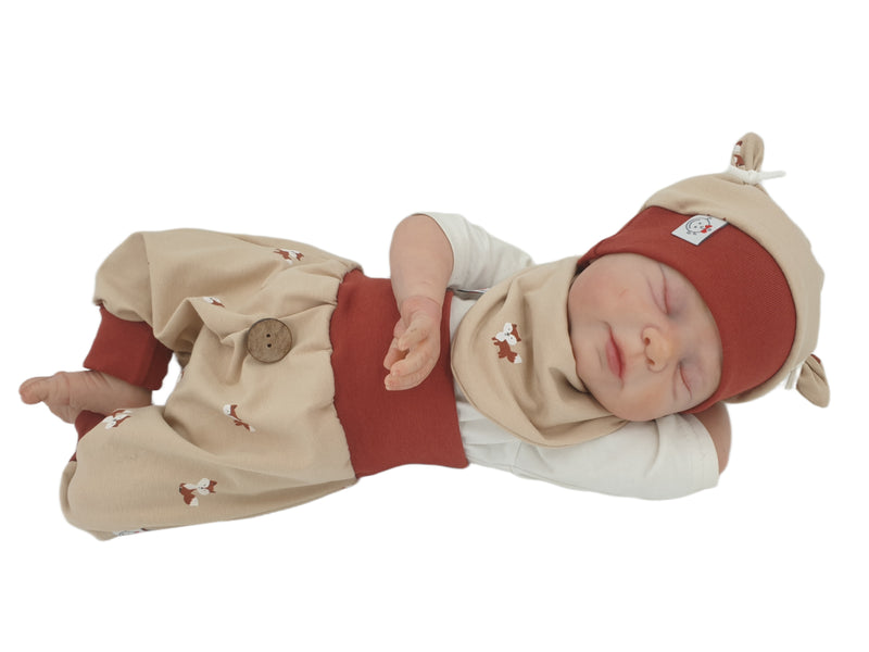 Atelier MiaMia Cool bloomers or baby set short and long acorns