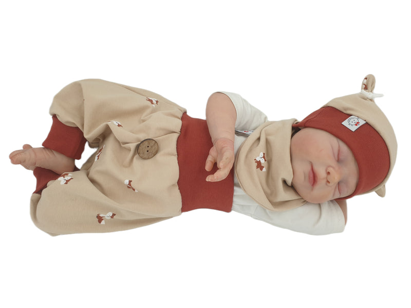 Atelier MiaMia Cool bloomers or baby set short and long acorns