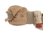 Atelier MiaMia Cool bloomers or baby set with button up to size. 140 Cord Terracotta