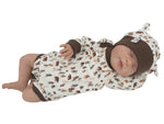 Atelier MiaMia Body with short and long sleeves, also available as Baby Set Anchor 10