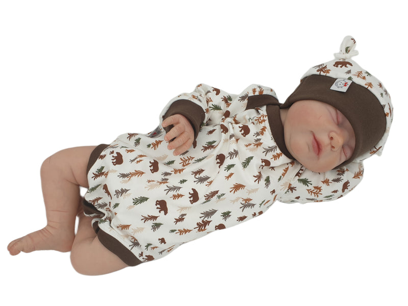 Atelier MiaMia Body with short and long sleeves, also available as Baby Set Anchor 10
