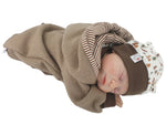 Atelier MiaMia - Walk - overall baby child from 50 to 110 designer walk overall brown --walk W10