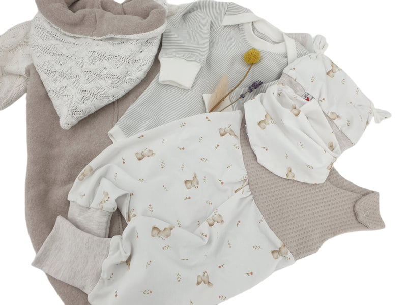 Atelier MiaMia tutina corta e lunga disponibile anche come baby set ghianda