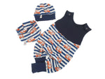 Strampler kurz und lang auch als Baby Set Feuerwehr von Atelier MiaMia