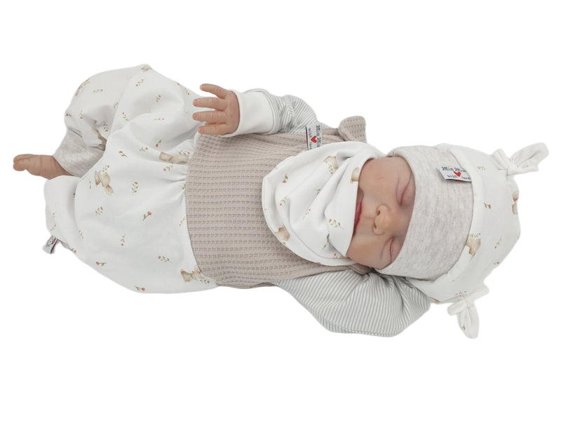 Atelier MiaMia tutina corta e lunga disponibile anche come baby set ghianda