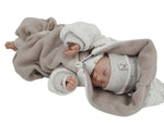 Atelier MiaMia - tuta neonato bambino da 50 a 110 Tuta benessere firmata Rosa Zipfels knit 100% cotone biologico 30