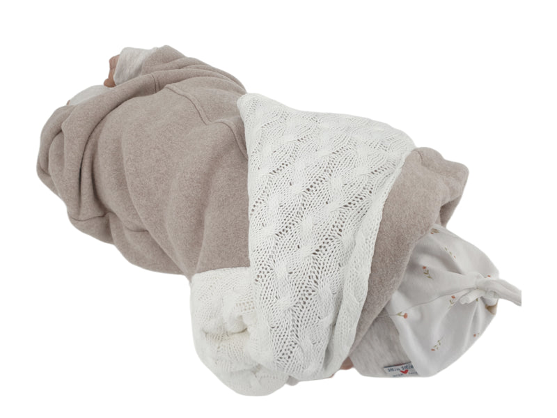 Atelier MiaMia - tuta neonato bambino da 50 a 110 Tuta benessere firmata Rosa Zipfels knit 100% cotone biologico 30