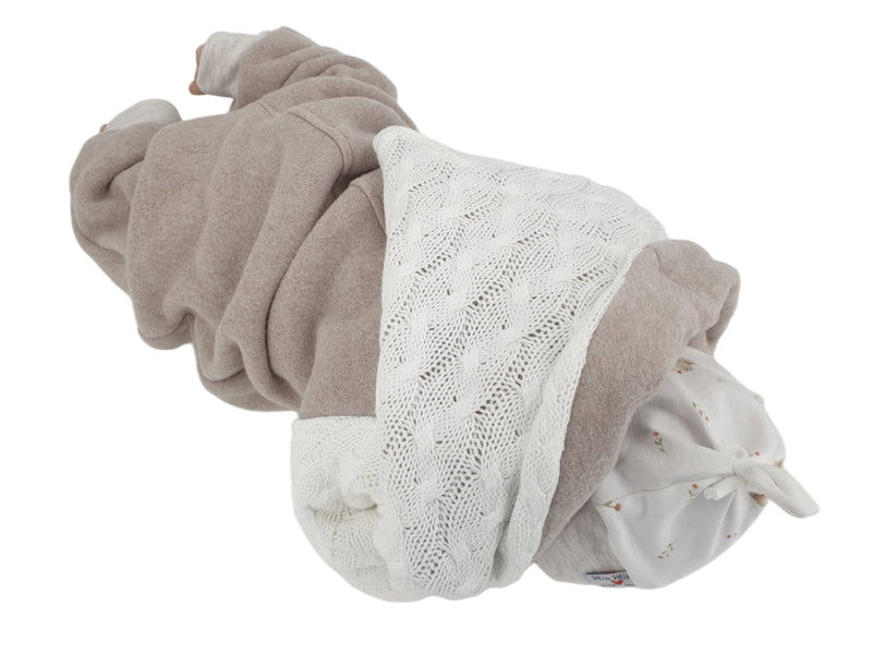 Atelier MiaMia - tuta neonato bambino da 50 a 110 Tuta benessere firmata Rosa Zipfels knit 100% cotone biologico 30
