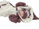 Atelier MiaMia - tuta neonato bambino da 50 a 110 Tuta benessere firmata Rosa Zipfels knit 100% cotone biologico 30