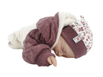 Atelier MiaMia - tuta neonato bambino da 50 a 110 Tuta benessere firmata Rosa Zipfels knit 100% cotone biologico 30