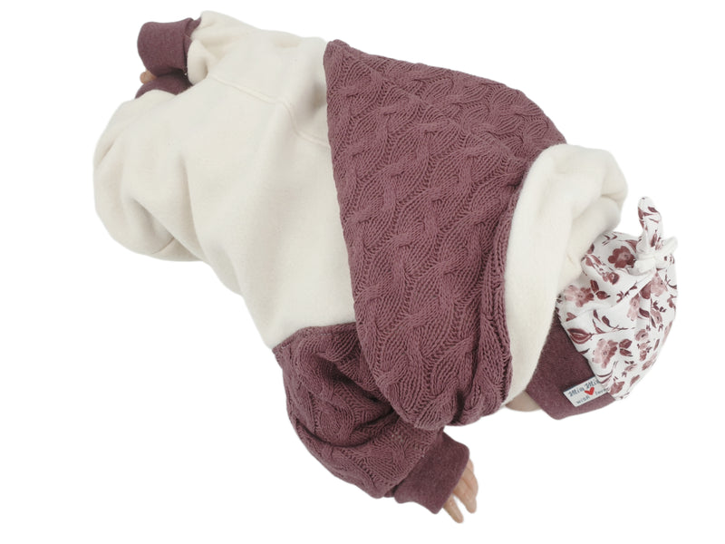 Atelier MiaMia - tuta neonato bambino da 50 a 110 Tuta benessere firmata Rosa Zipfels knit 100% cotone biologico 30