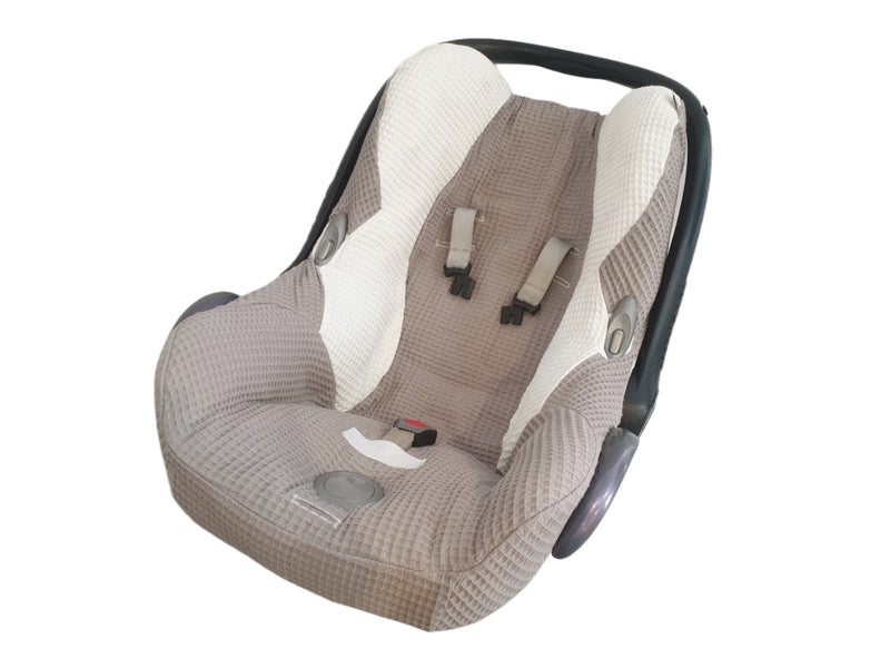 Maxi Cosi Babyschalenbezug, Ersatzbezug oder Spannbezug Schildkröten beige von Atelier MiaMia