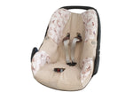 Maxi Cosi Babyschalenbezug, Ersatzbezug oder Spannbezug Blätter beige von Atelier MiaMia