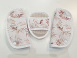 Maxi Cosi Babyschalenbezug, Ersatzbezug oder Spannbezug Blätter beige von Atelier MiaMia