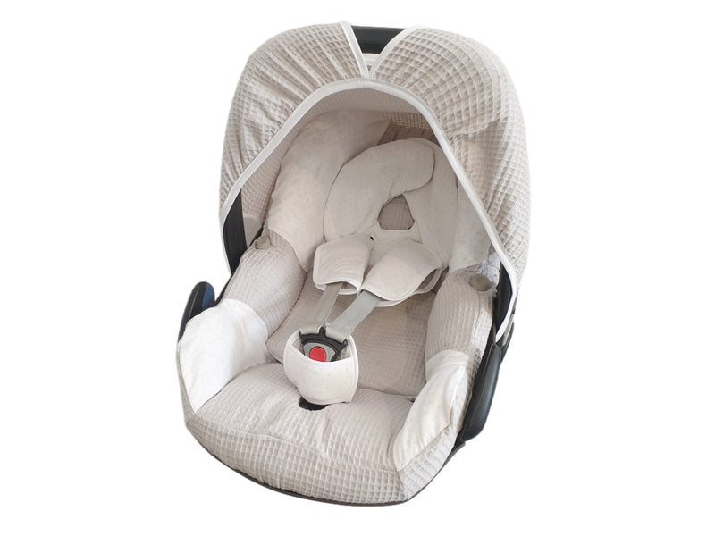 Fodera per seggiolino per bambini Maxi Cosi, fodera di ricambio o fodera aderente grigio scuro/menta scuro