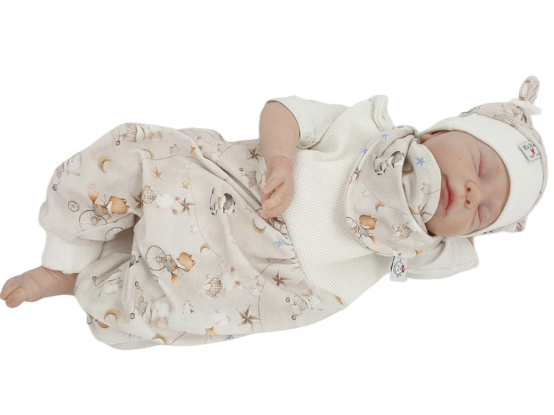 Atelier MiaMia romper short and long also as baby set bunny balloon