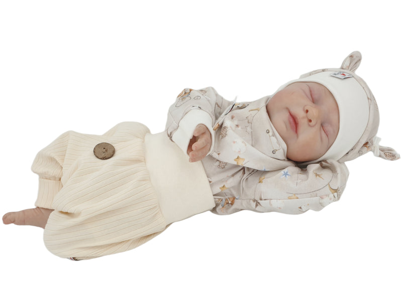 Atelier MiaMia Fantastici calzoncini o baby set con bottone fino alla taglia. 140 Corda Terracotta