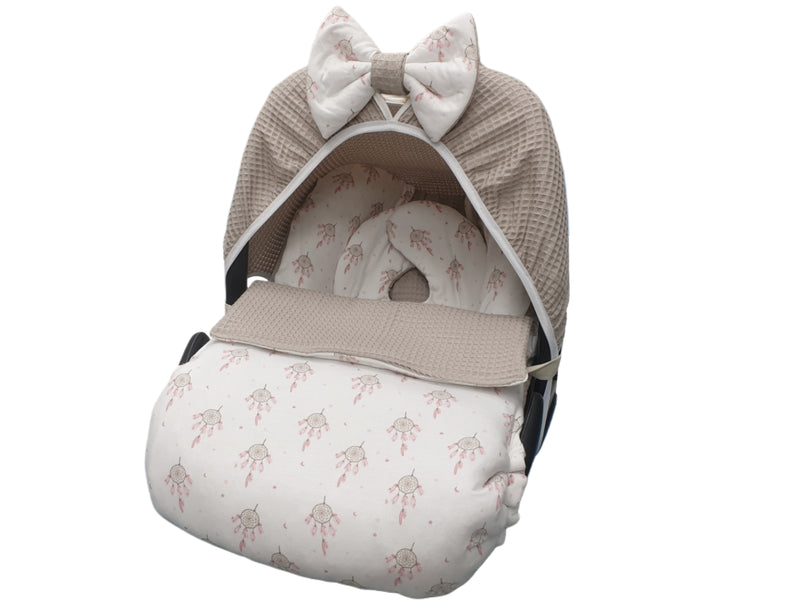 Maxi Cosi baby seat cover, replacement cover or fitted cover dark grey/duskymint