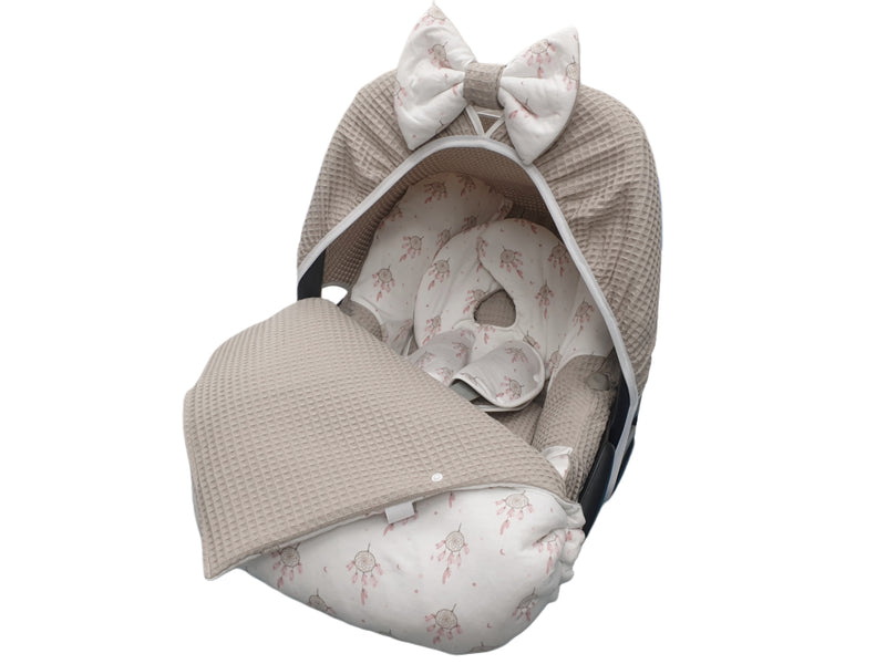 Maxi Cosi baby seat cover, replacement cover or fitted cover dark grey/duskymint