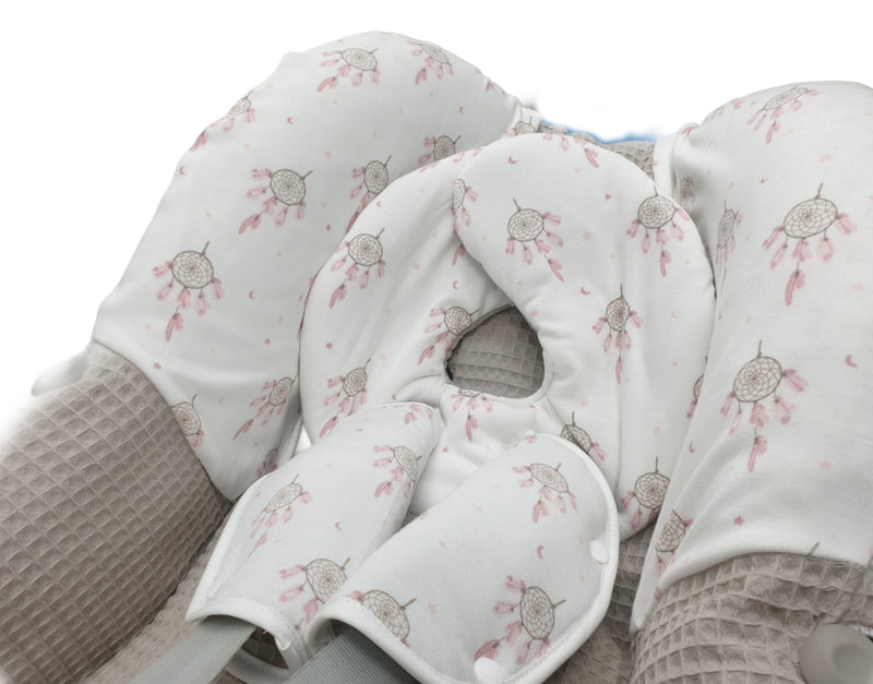 Maxi Cosi baby seat cover, replacement cover or fitted cover dark grey/duskymint