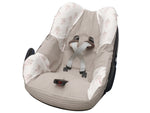 Maxi Cosi baby seat cover, replacement cover or fitted cover dark grey/duskymint