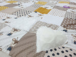 Atelier MiaMia adventure blanket CVI blanket "New Elements", bears blue 